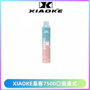 XIAOKE梟客7500Puffs跑馬燈拋棄式電子煙 可發光一次性